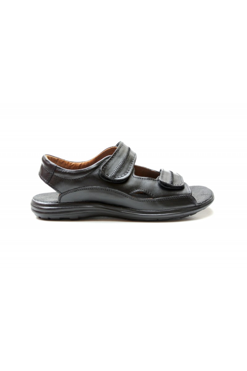 Comfortable black sandals with Velcro - Shoes - Sandals | Liturgical